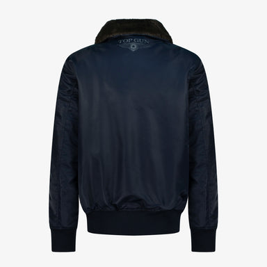 TOP GUN® OFFICIAL B-15 MEN'S FLIGHT BOMBER JACKET WITH PATCHES