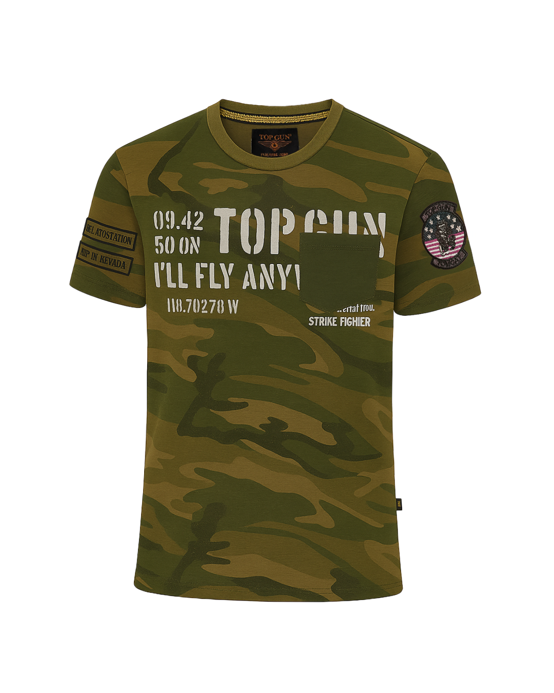 TOP GUN® "CAMO POCKET" TEE