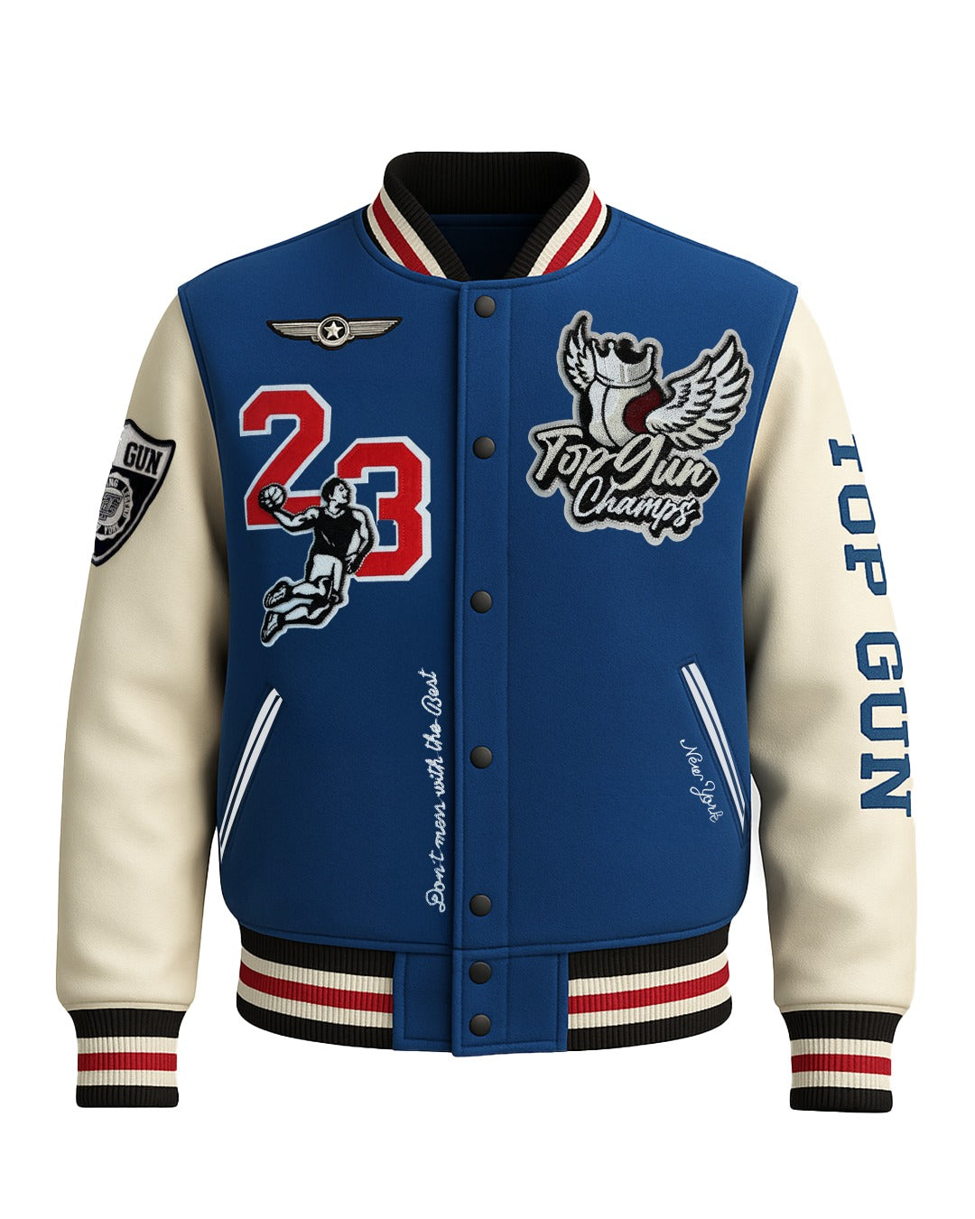 TOP GUN® "FLYING LEGEND" VARSITY JACKET