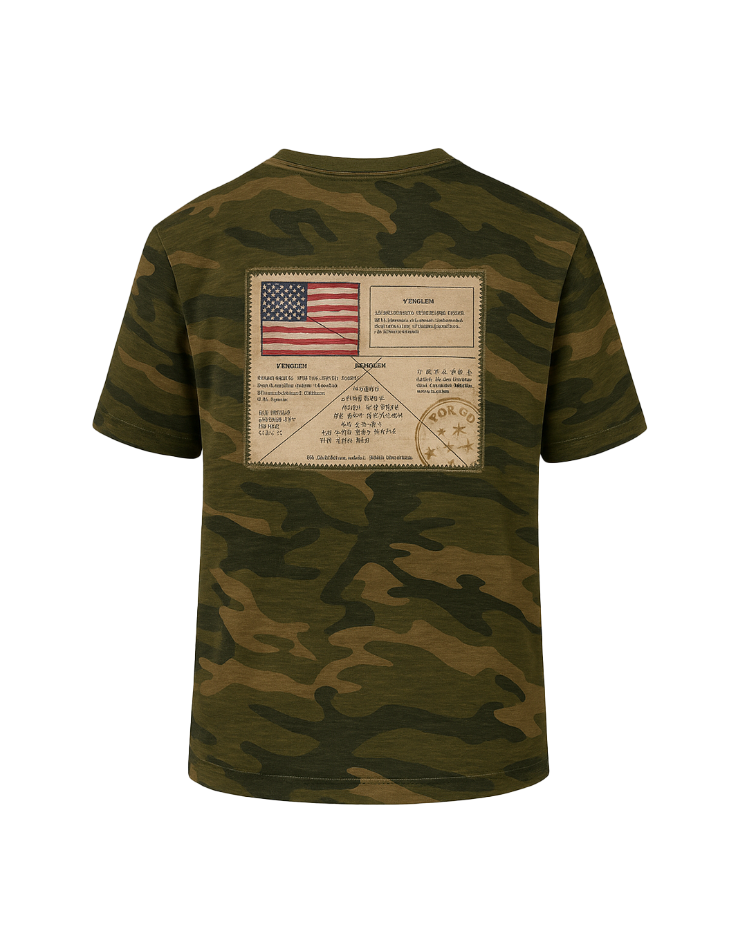 TOP GUN® "VINTAGE BLOOD CHIT" TEE