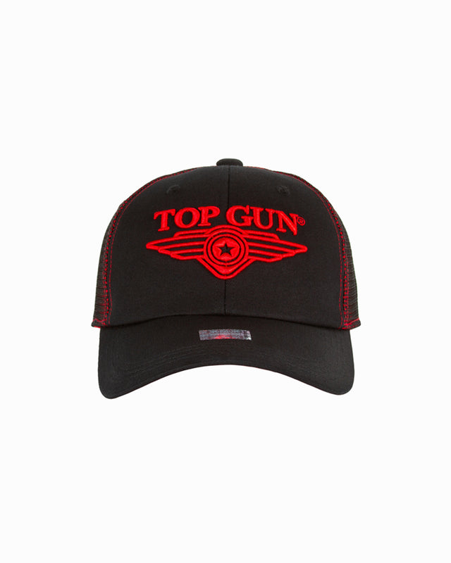 TOP GUN LOGO TRUCKER CAP