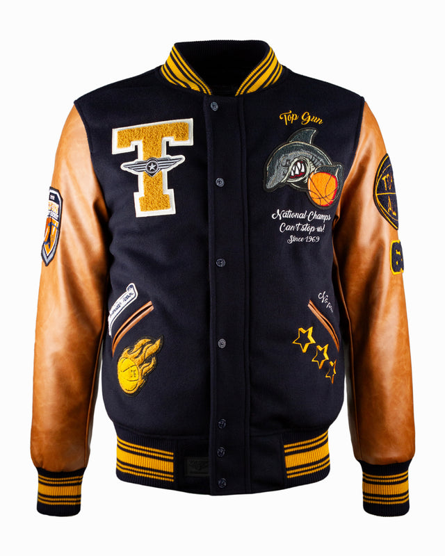 TOP GUN "SHARK " VARSITY JACKET