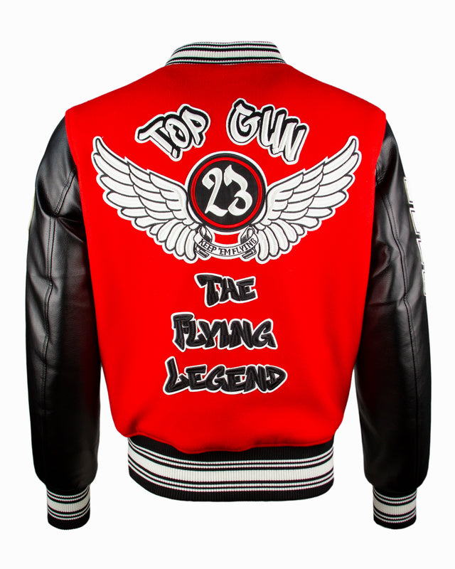 TOP GUN® "THE NEW FLYING LEGEND" VARSITY JACKET