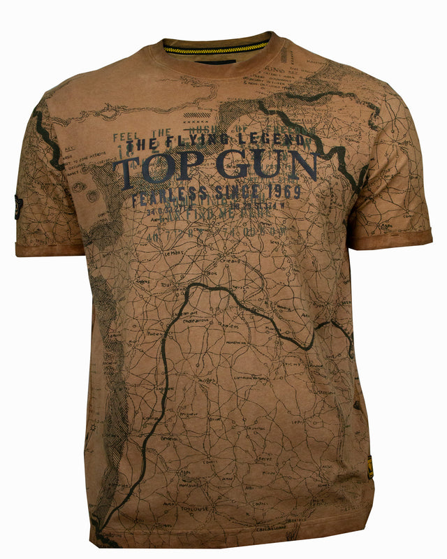 TOP GUN MAP TSHIRTS