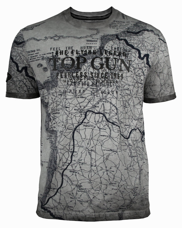 TOP GUN MAP TSHIRTS