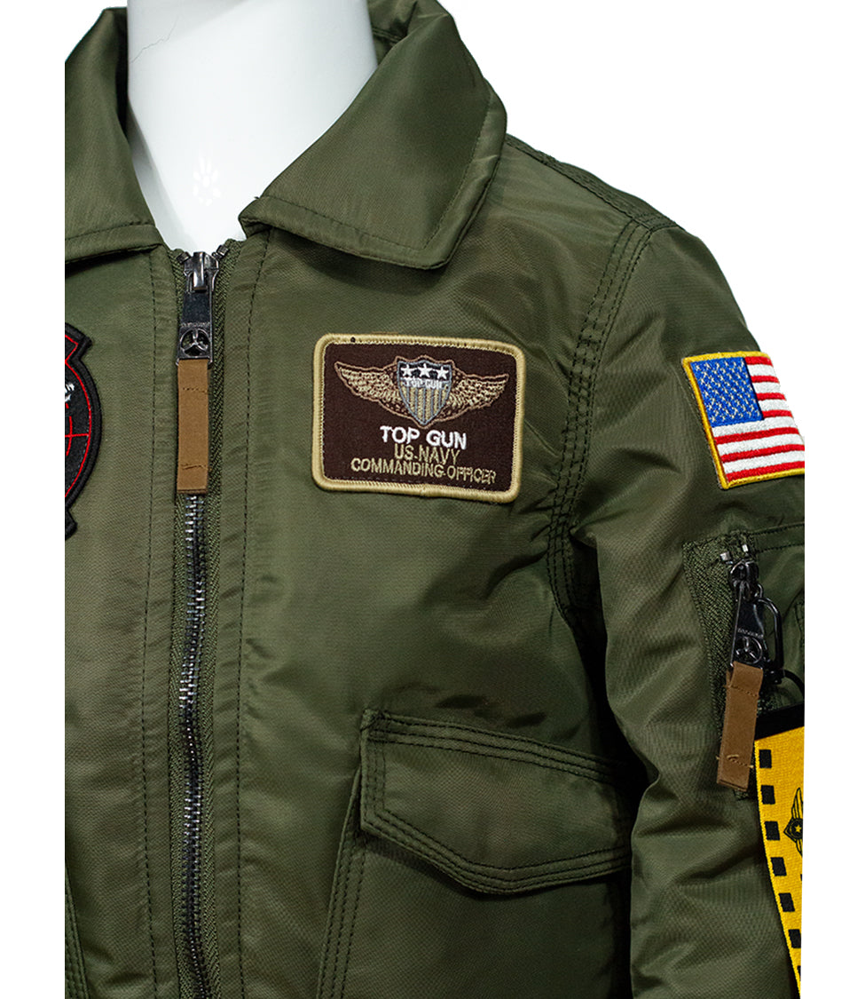 TOP GUN®  KIDS FLIGHT JACKET-Patches