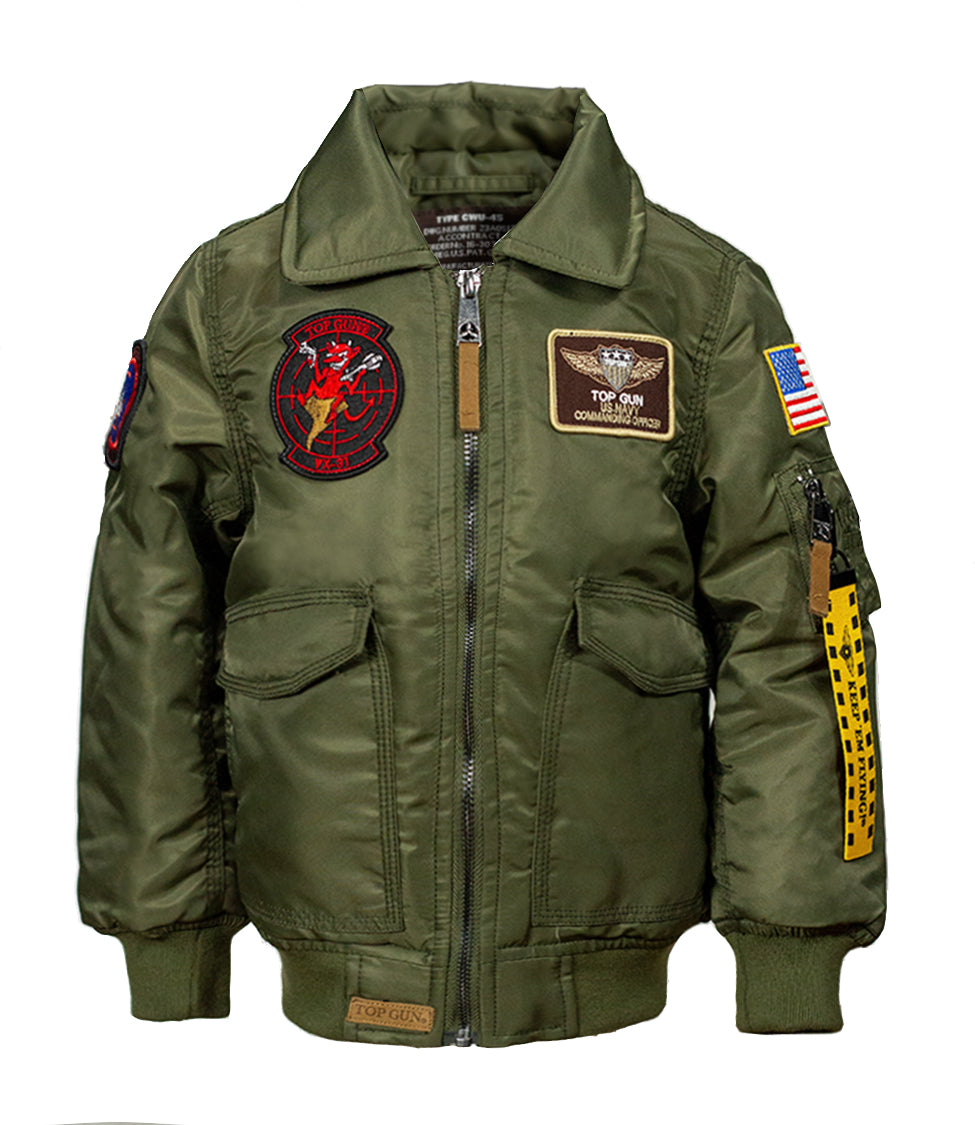 TOP GUN®  KIDS FLIGHT JACKET-Front