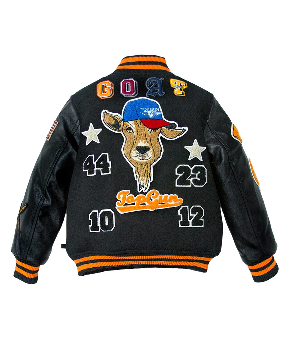 TOP GUN® KIDS ''GOAT''WOOL PU BOMBER