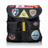 TOP GUN® BACKPACK WITH PATCHES-Black