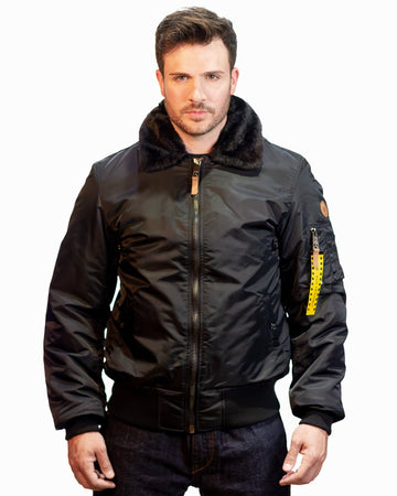TOP GUN® B-15 MEN'S HEAVY DUTY FLIGHT BOMBER JACKET – Top