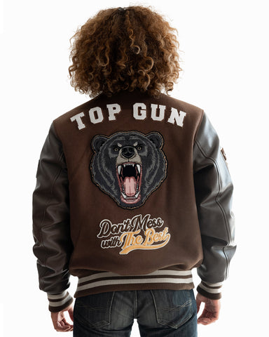 TOP GUN Bears Varsity Jacket | TOPGUN ARABIA – Top Gun Arabia