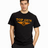 TOP GUN® EMBROIDERED LOGO TEE-Black #color_black